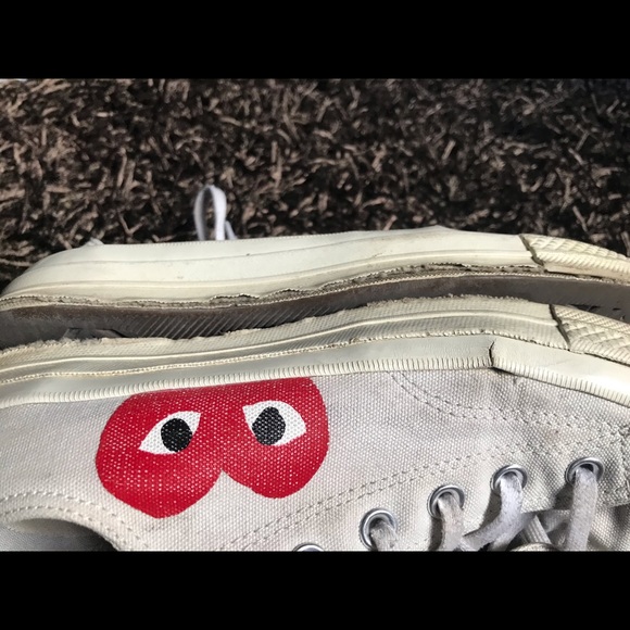 Comme des garçons converse size 8 - Picture 5 of 6